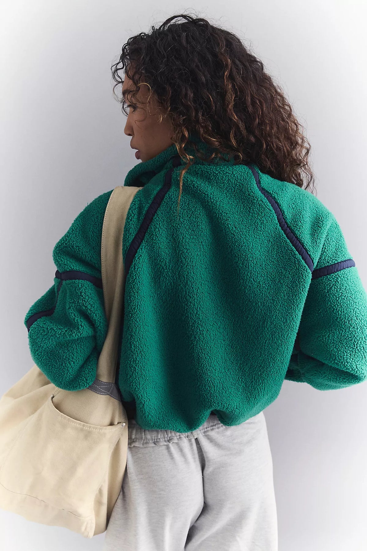 Mountain High 1/2 Zip - Green Glow