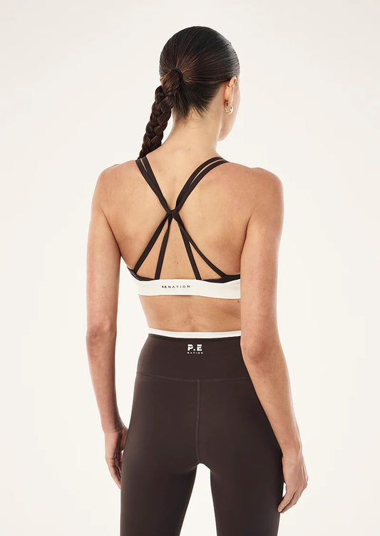 ACTIVATE SPORTS BRA - COFFEE