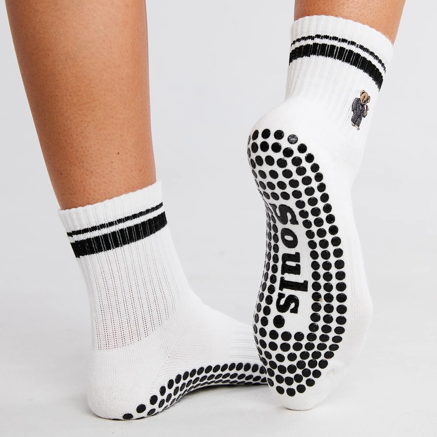 Cocktail Teddy Grip Socks