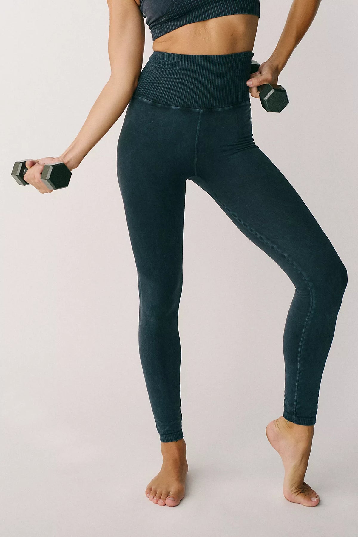 Good Karma Legging - Washed Black