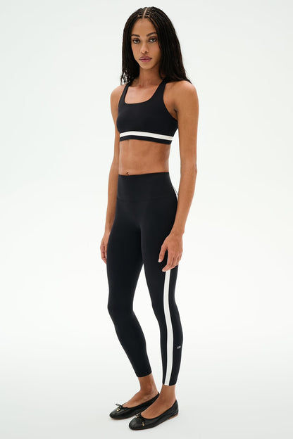 MILES HW RIGOR 7/8 - BLACK/WHITE