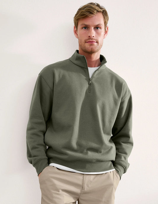 LuxeFleece Men's Half Zip - Dusk Basil
