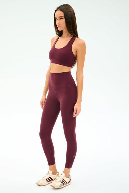 Airweight Super High Waist 7/8 - Dark Cherry