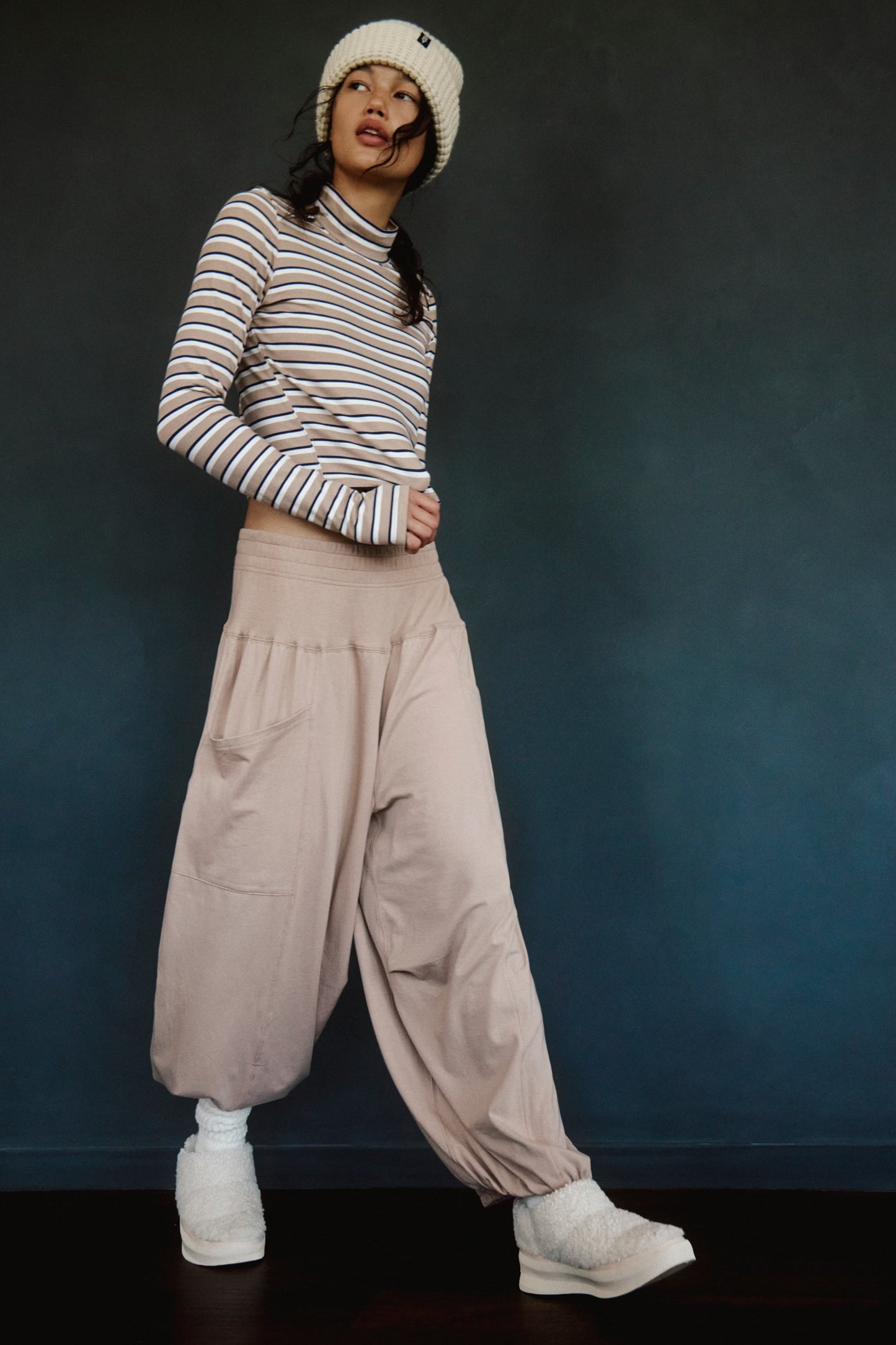 Printed Up In The Air Set Stripe