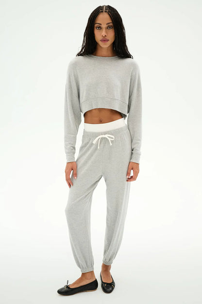 ANDIE DUAL WAIST - HTGREY/WHITE