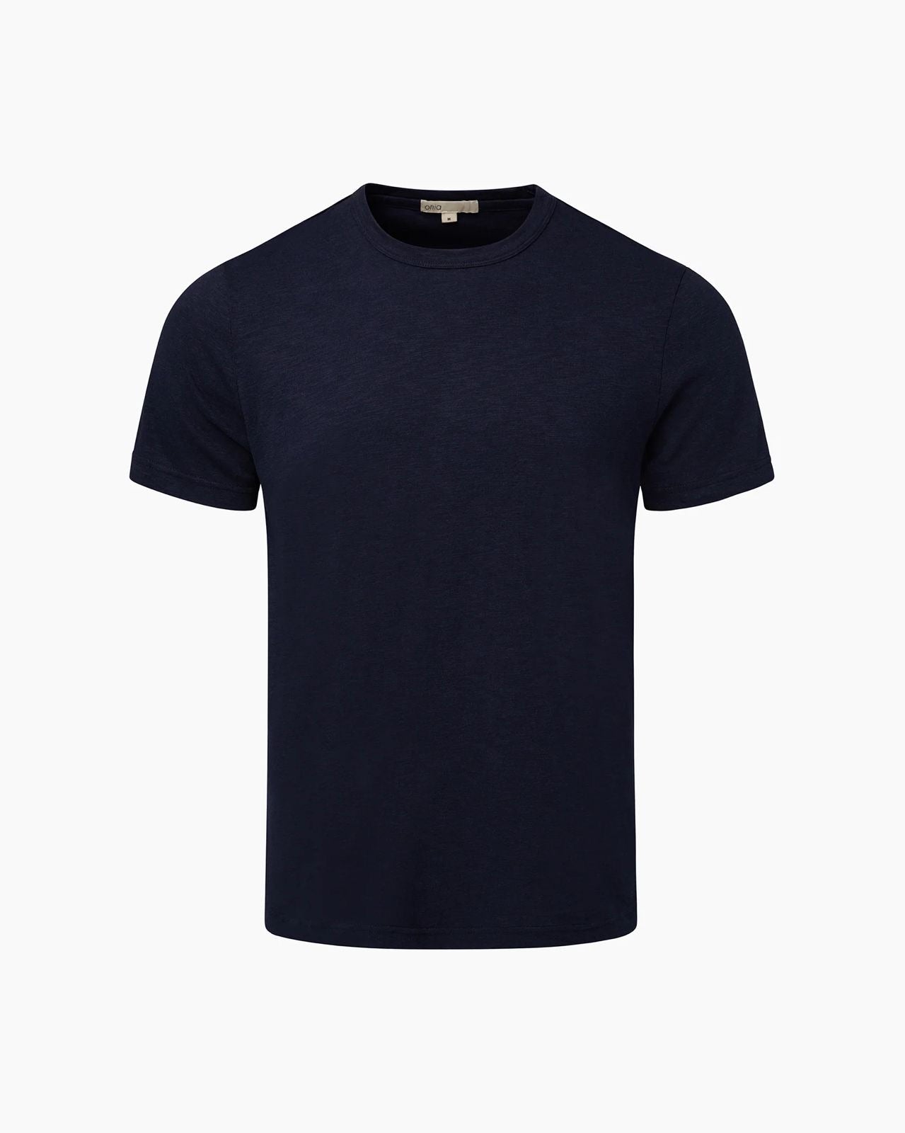 SLUB SCALLOP TEE DEEP NAVY