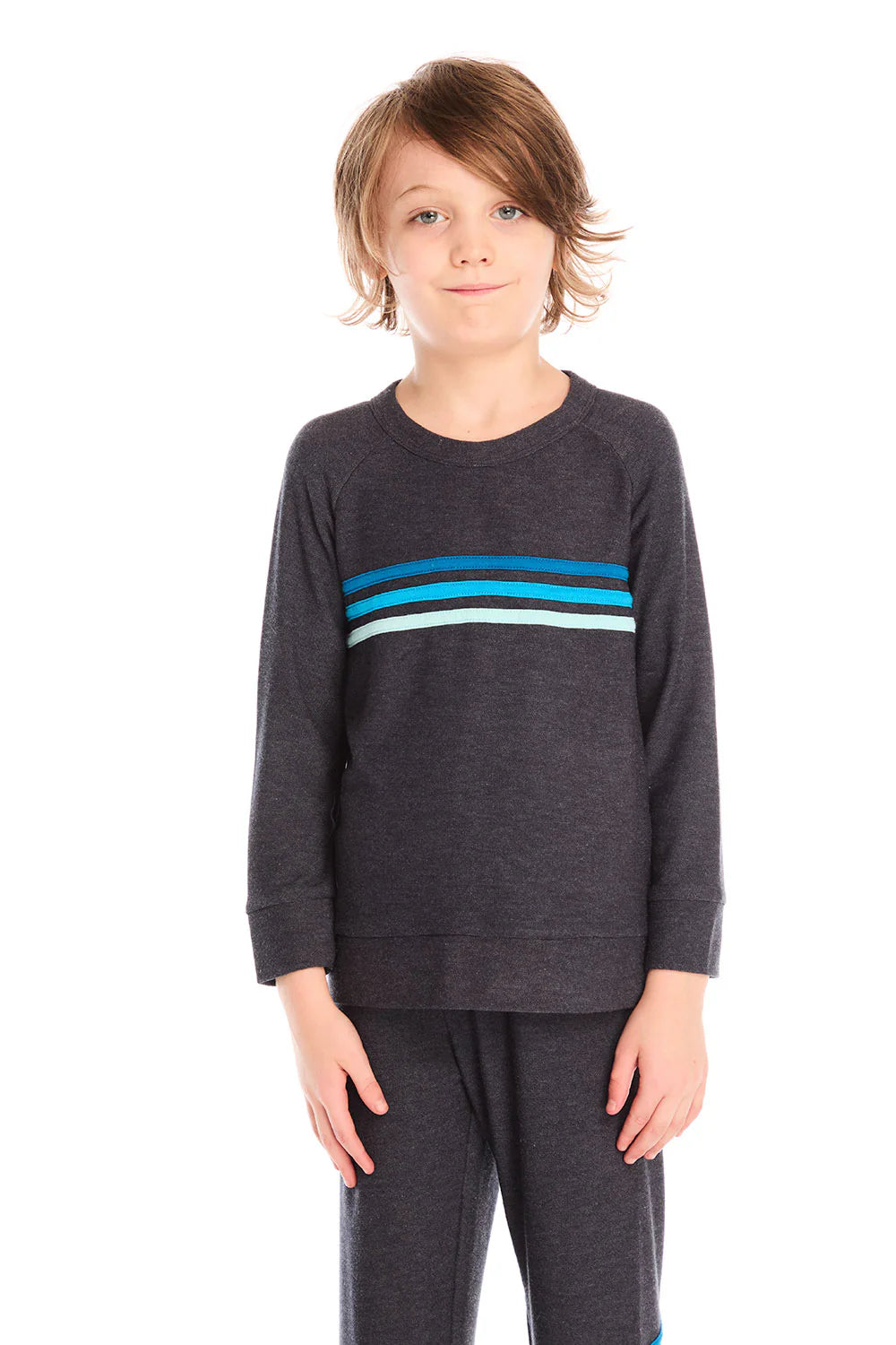 Raglan Pullover With Strappings