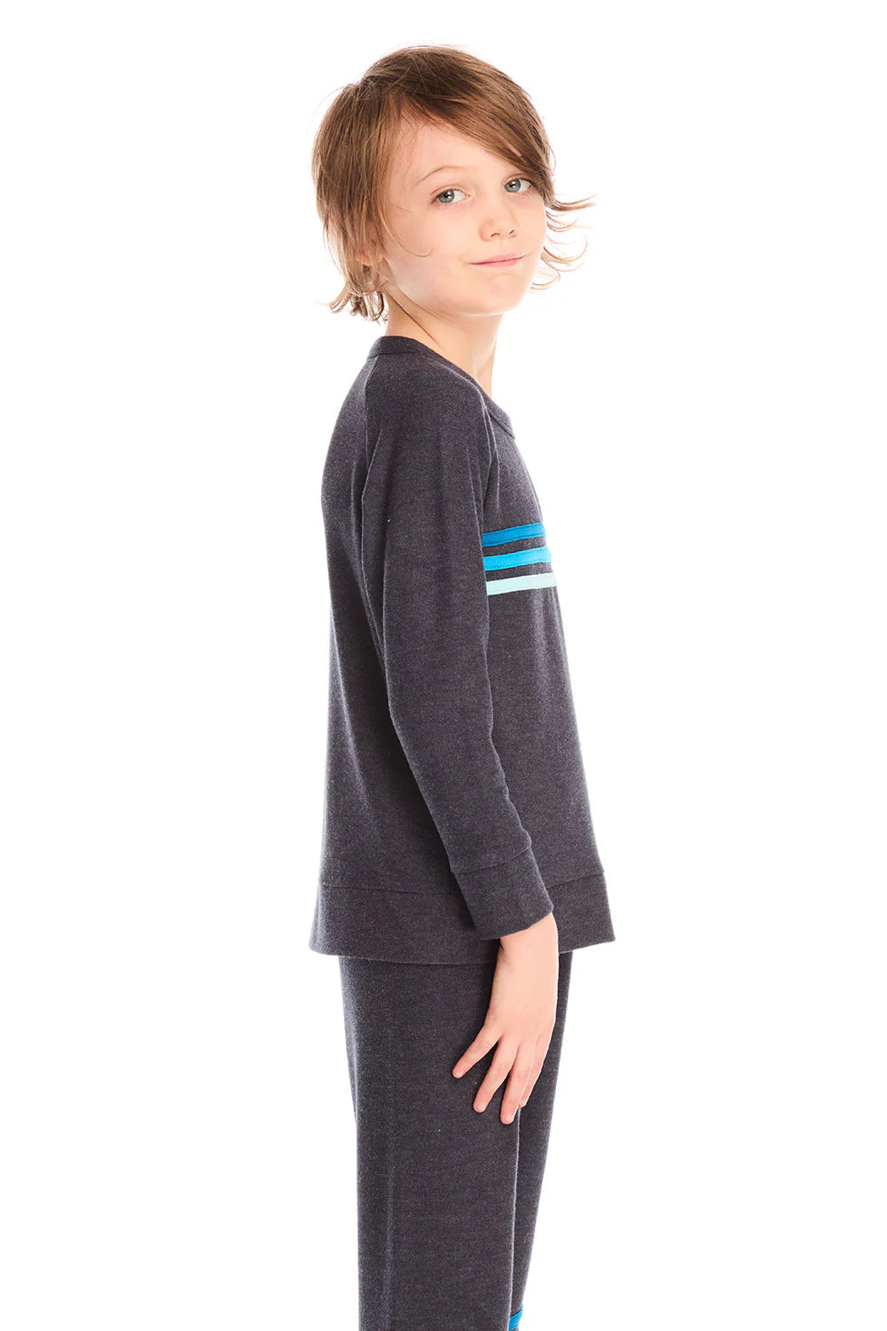 Raglan Pullover With Strappings