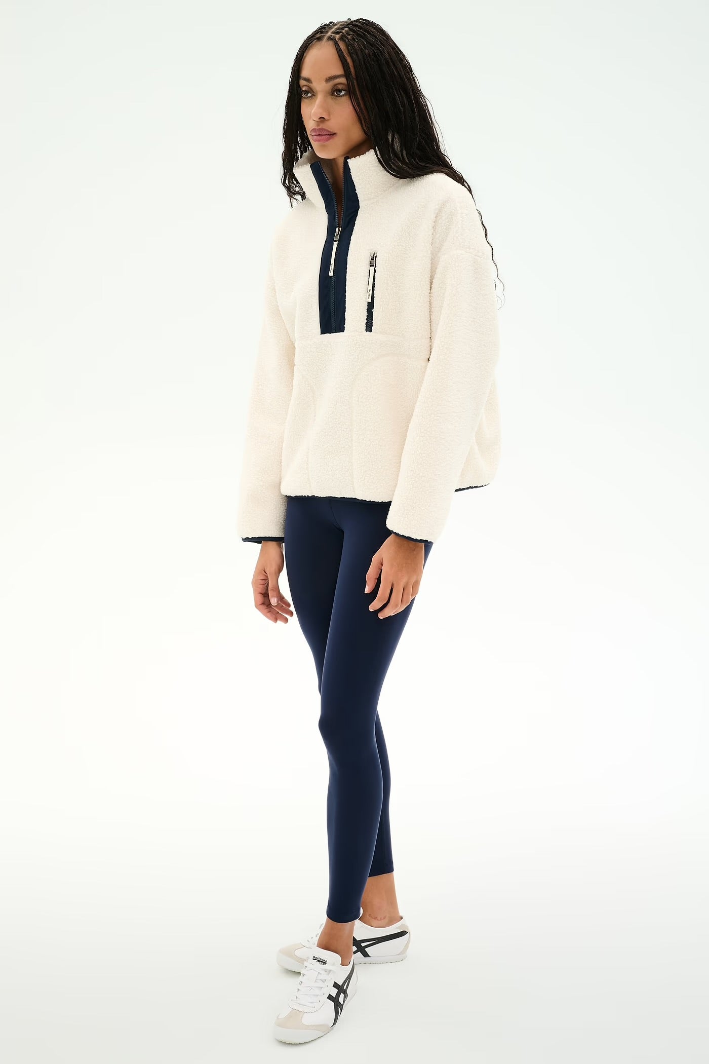REESE SHERPA HALF ZIP PULLOVER