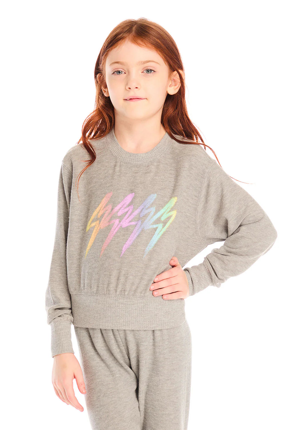 Rainbow Bolts Pullover