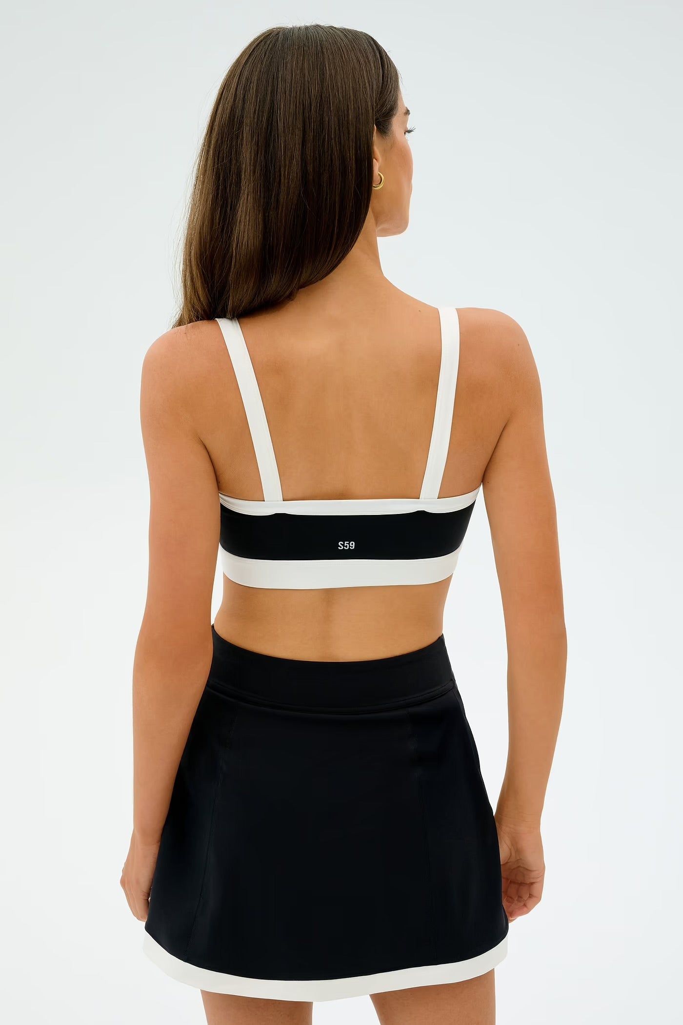 MONAH RIGOR BRA - BLACK/WHITE