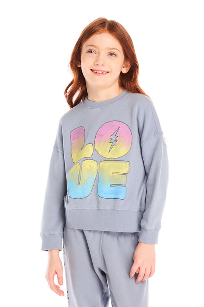 Pastel Love Bolt Pullover