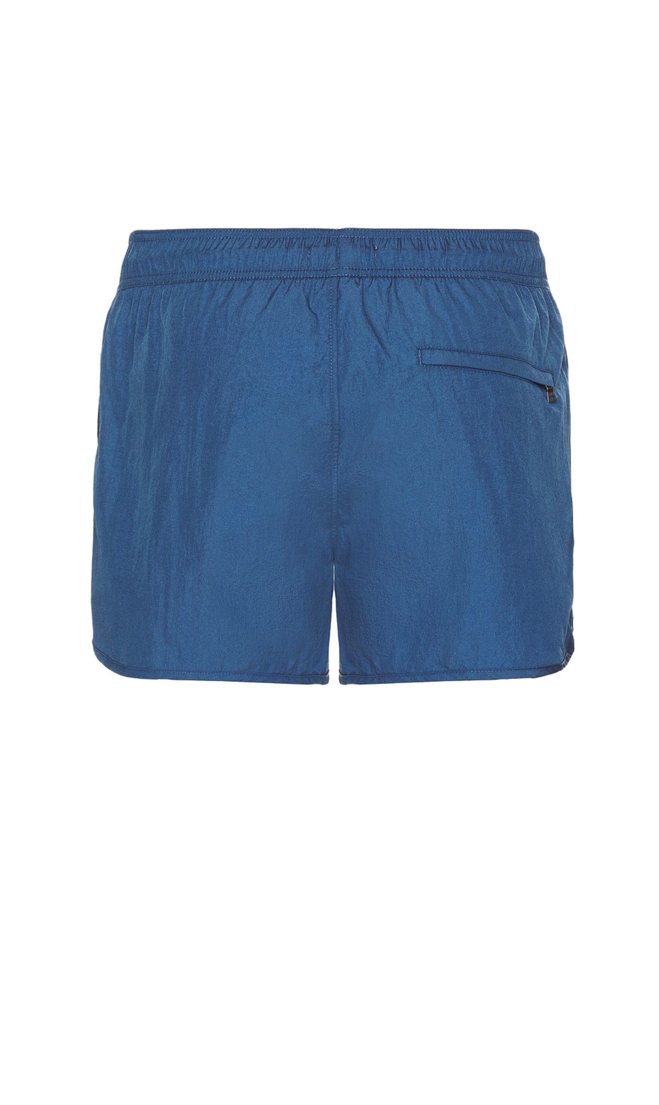 Nylon Crinkle 4 Scallop Swim Trunk