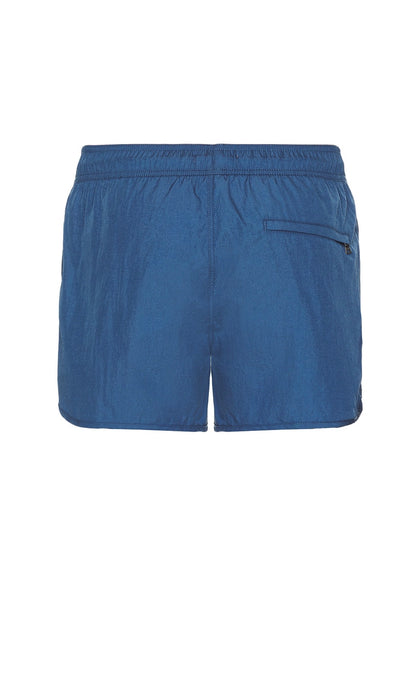 Nylon Crinkle 4 Scallop Swim Trunk