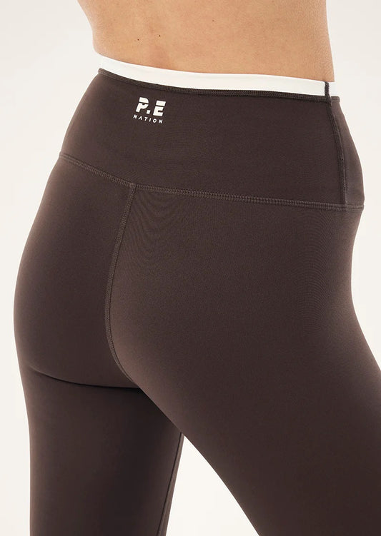VITA FULL LENGTH LEGGING - COFFEE/WHISPER WHITE