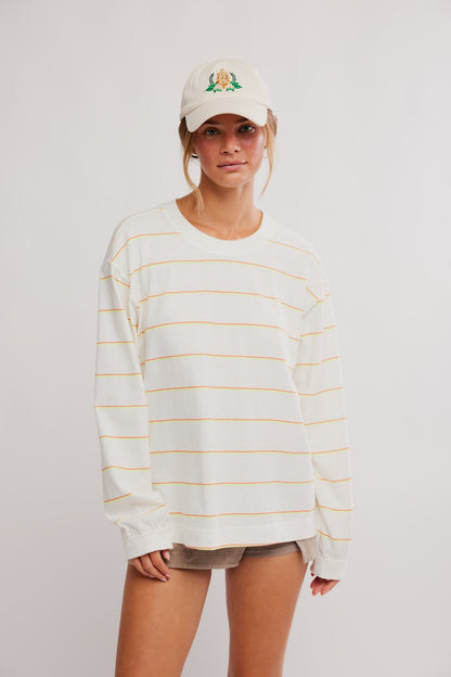Printed Hustle Layer Ivory Stripe