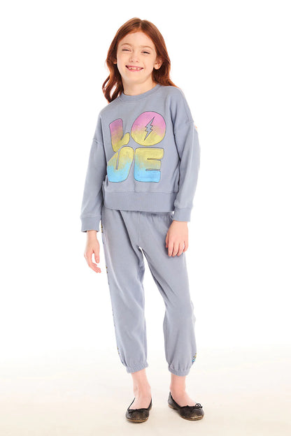 Pastel Love Bolt Pullover