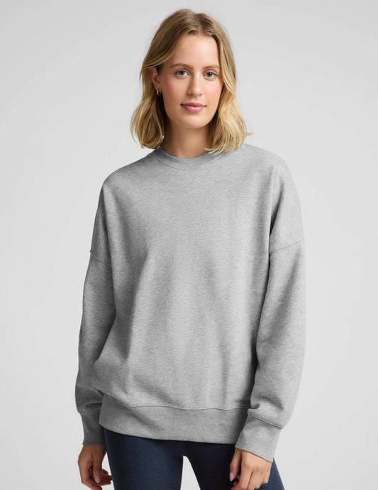 LuxeFleece Oversized Sweatshirt - Gray