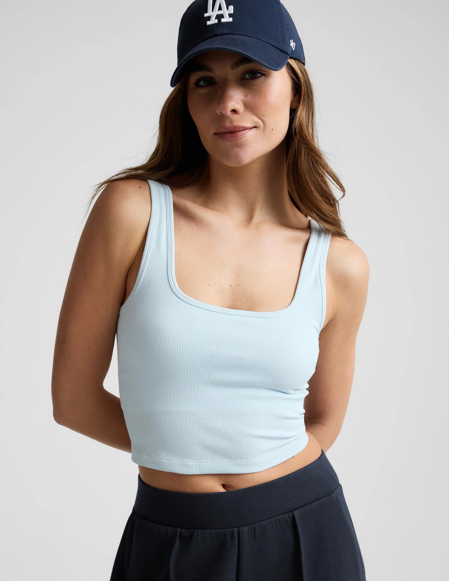 keep it cool seamless cropped tank