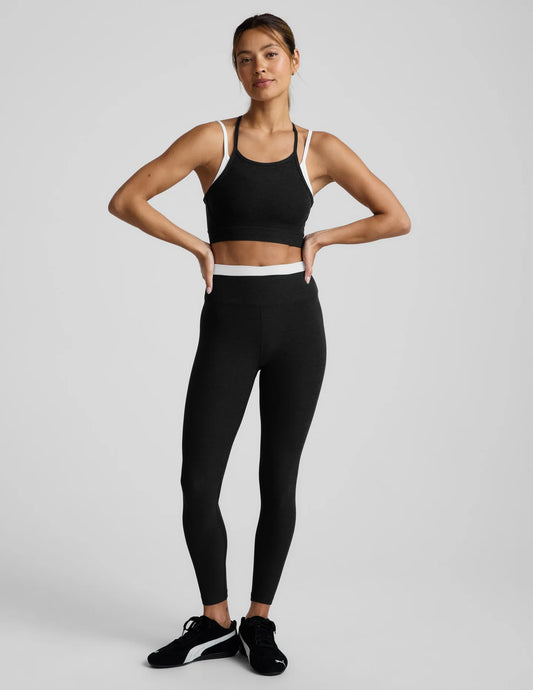 Spacedye Lay High Waisted legg - black