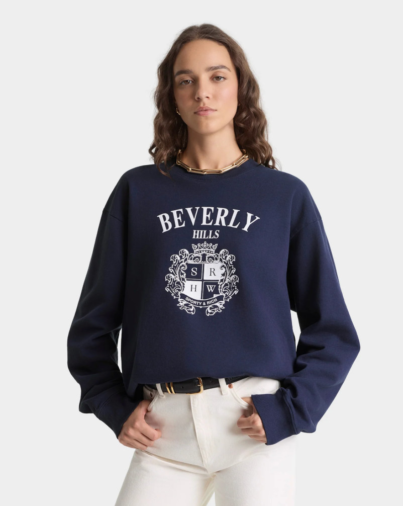 BH CREST CREWNECK