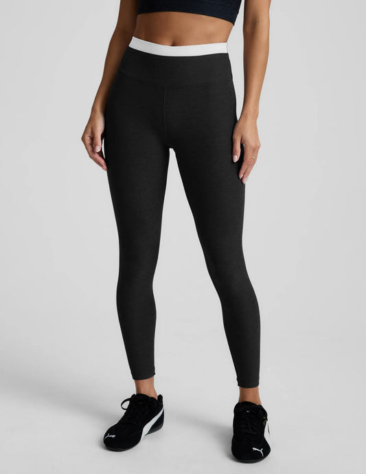 Spacedye Lay High Waisted legg - black