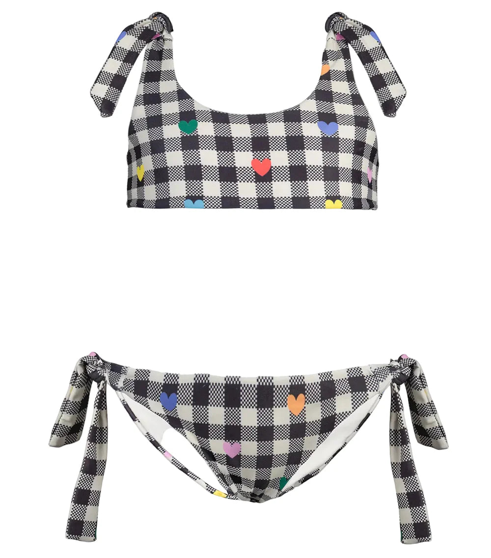 Gingham Emoji Sha Bikini