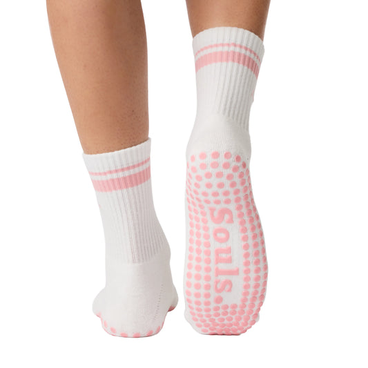 Goal Digger Grip Socks in Pink