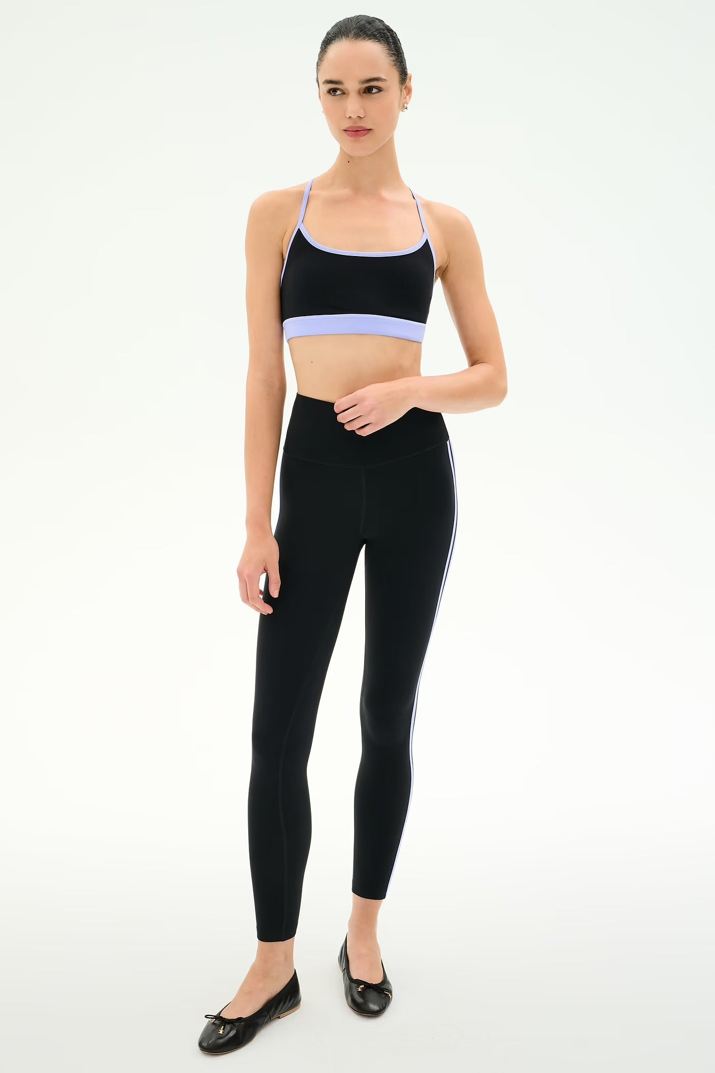 ELLA HW 7/8 - BLK/PURPLE.H