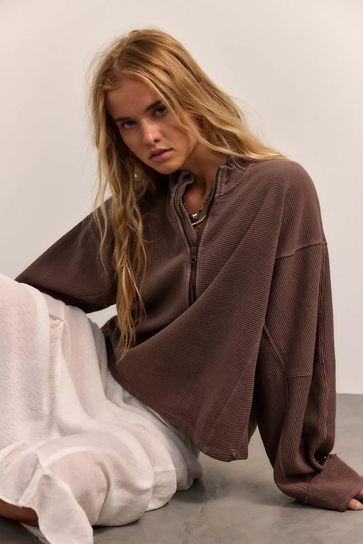 Celeste Quarterzip - Mochachinno