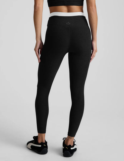 Spacedye Lay High Waisted legg - black