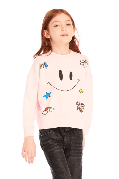 Be Happy Icons Pullover