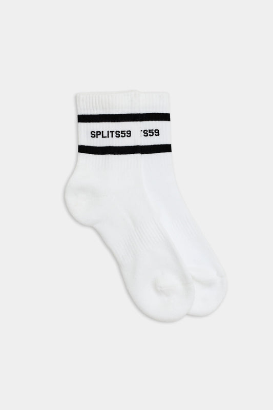 LOGO STRIPE SOCKS CALCETA BLANCO
