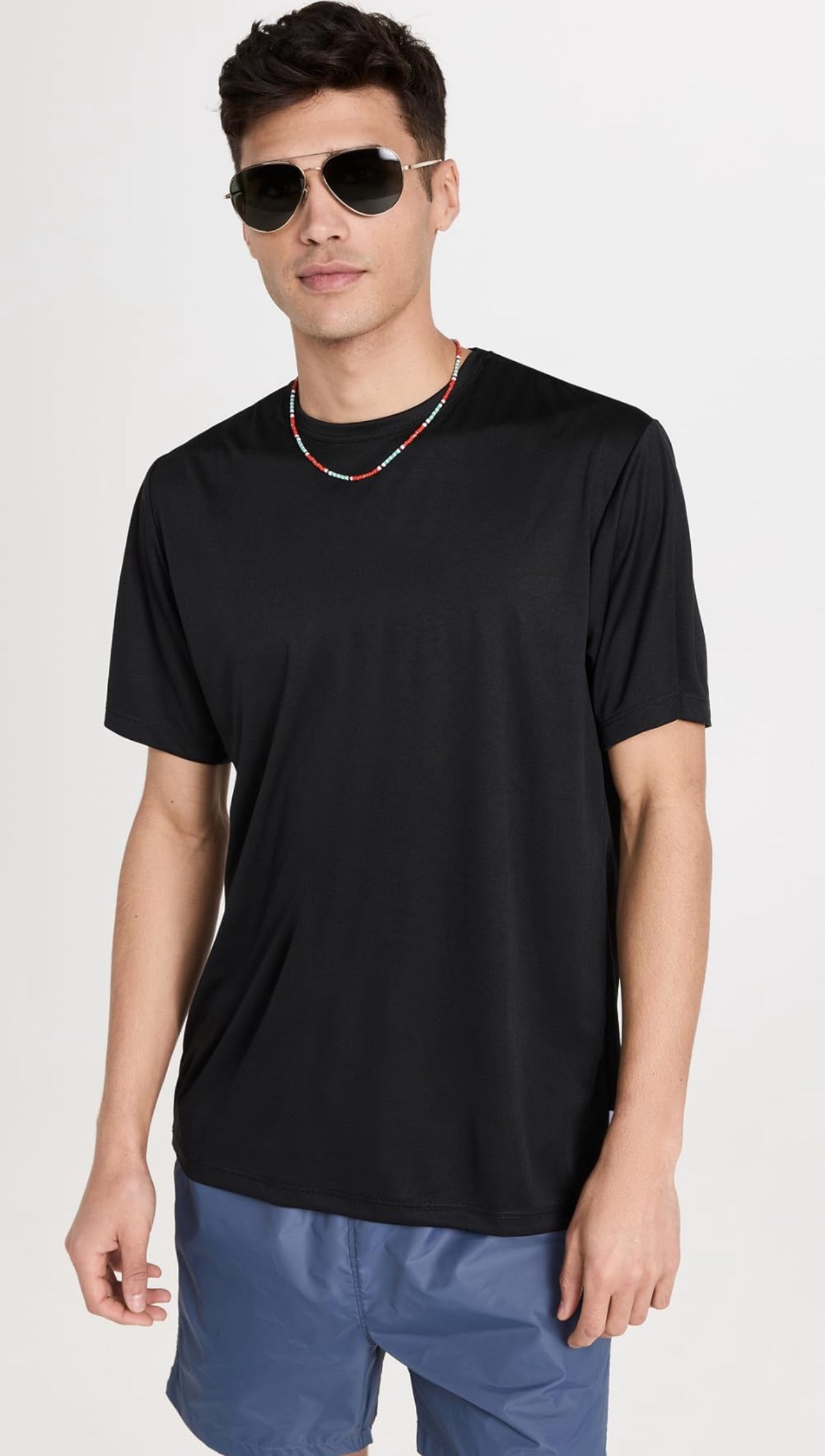 TRAVELER UPF SUN TEE NEGRO S