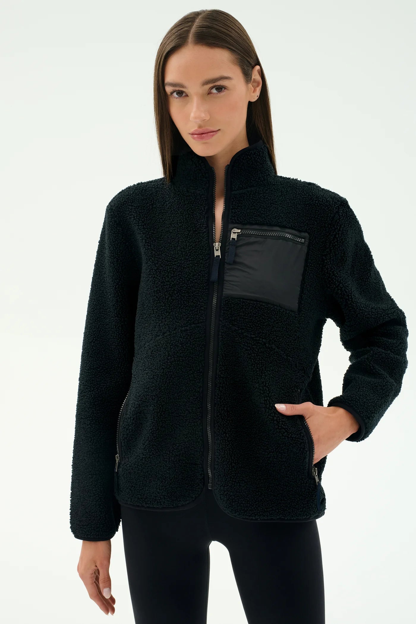 HARRIS SHERPA JACKET NEGRA