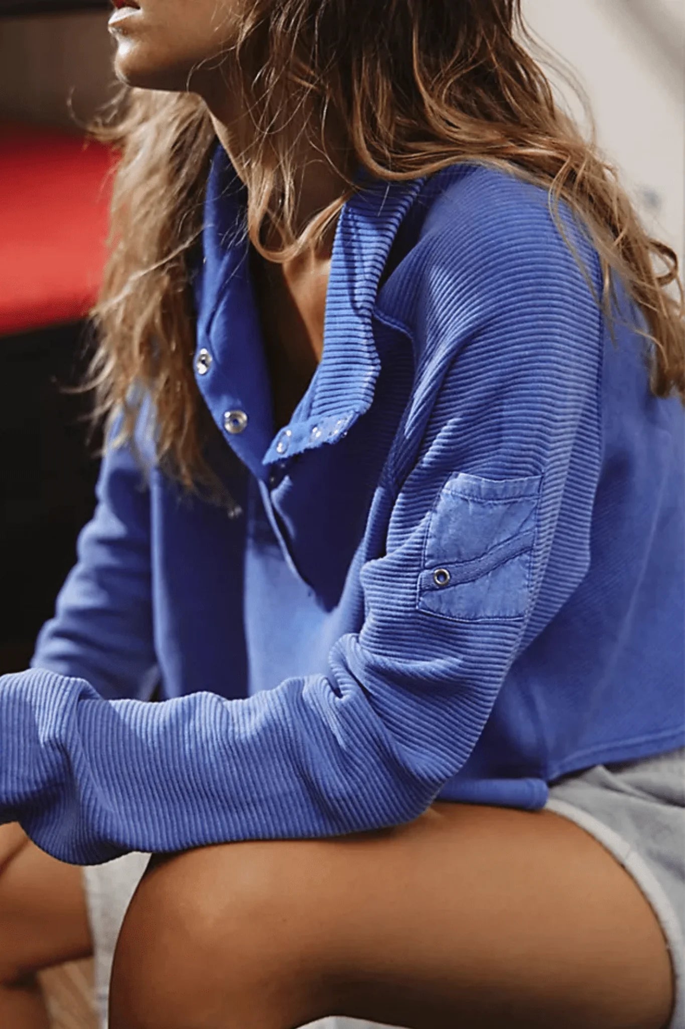 FP SO FLY HENLEY LAYER CODDY INDIGO