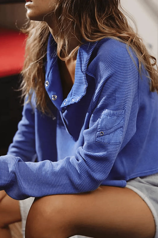 FP SO FLY HENLEY LAYER CODDY INDIGO