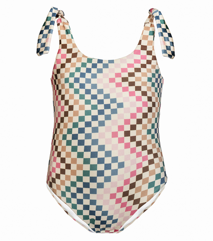 Rosie One Piece Chevron Checkers