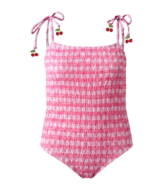 Vivi One Piece Pink Gingham